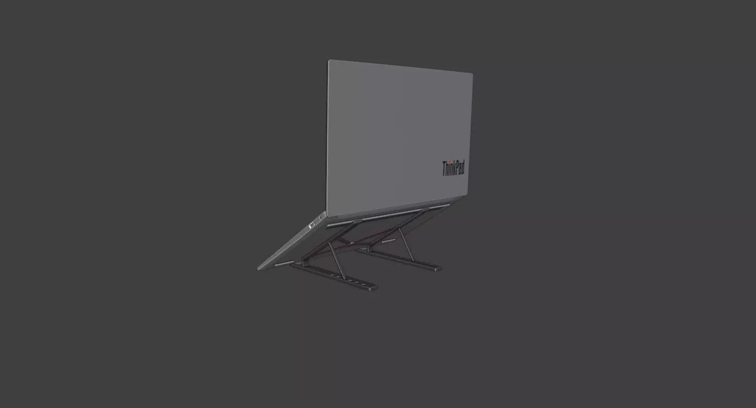 laptop standi Free low-poly 3D model