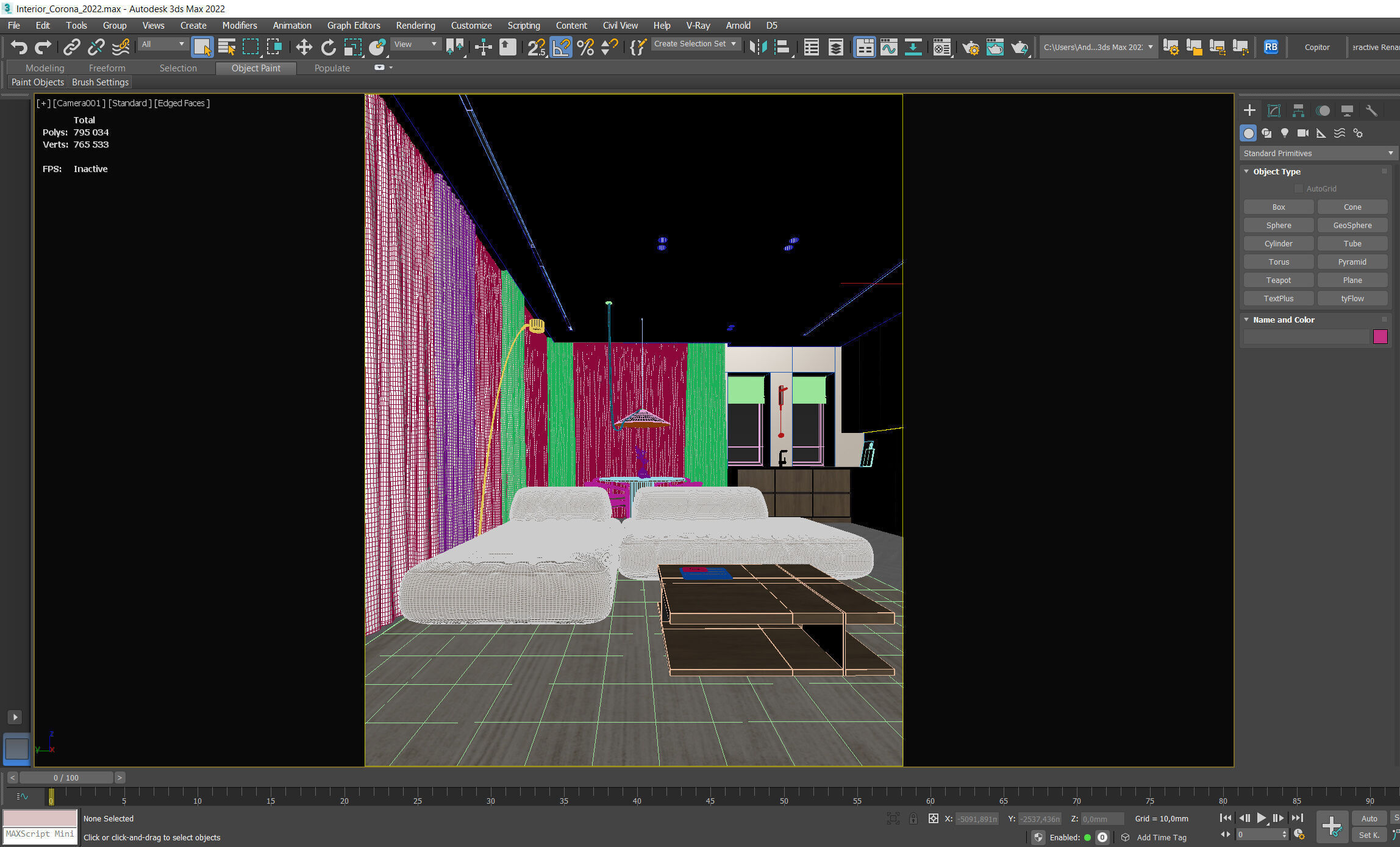 Interior Scene 2 - 3d Model - Lighting 3D model 3D model_15