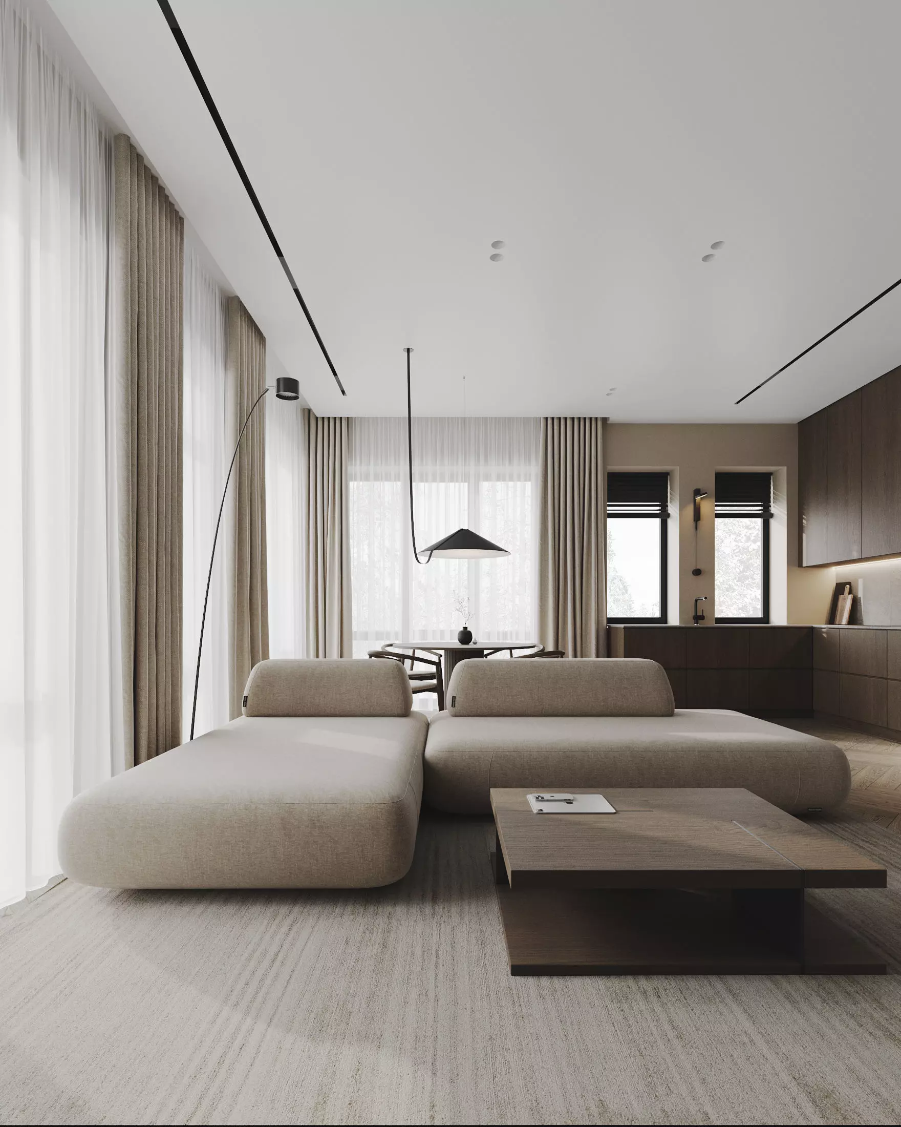 Interior Scene 2 - 3d Model - Lighting 3D model 3D model_0