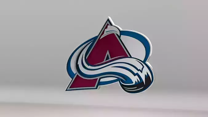 NHL Colorado Avalanche Team Logo 3D model