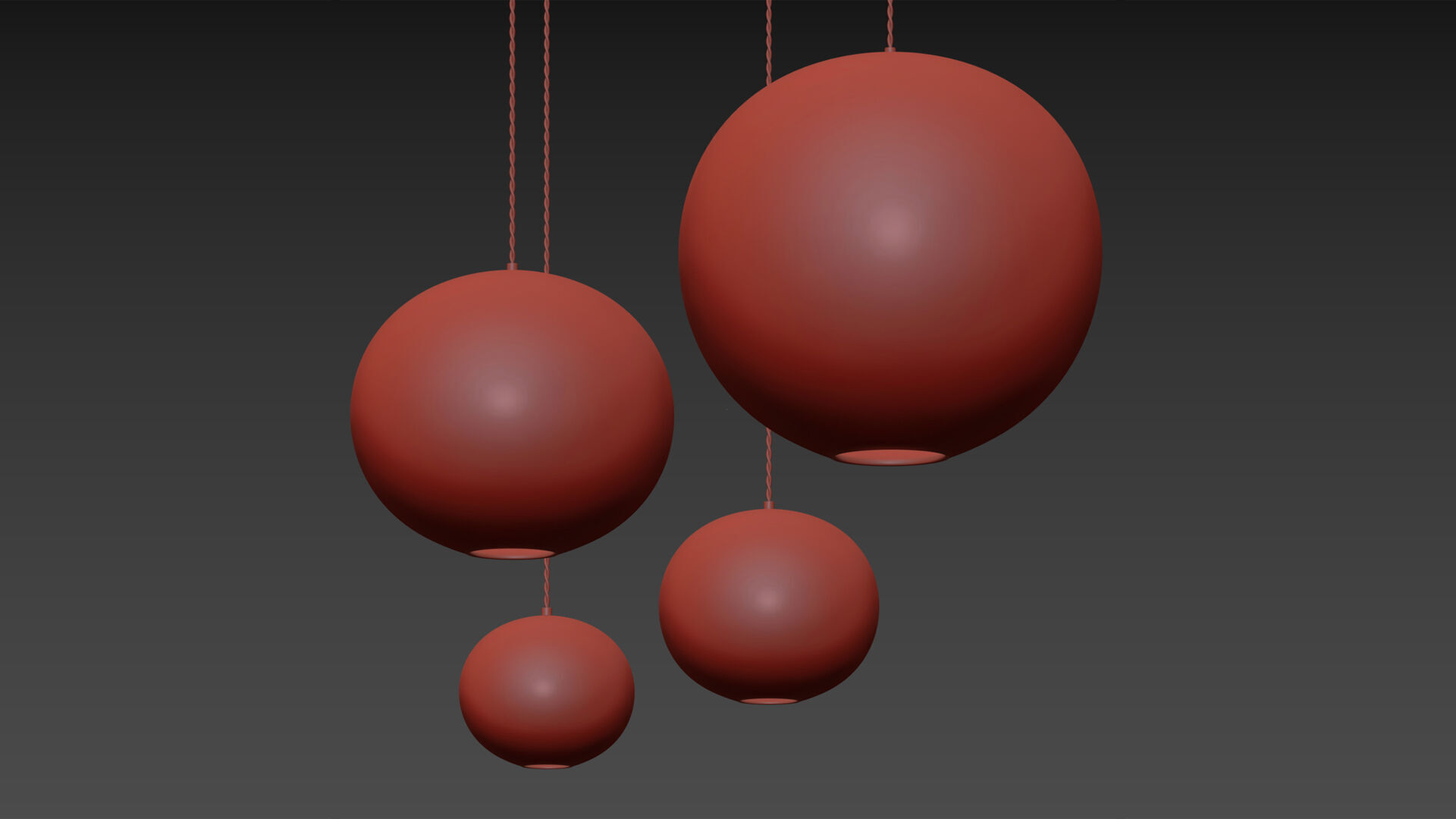 Wabi-sabi Pendant light Pura by Lumalano 3D model_6