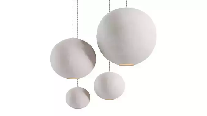 Wabi-sabi Pendant light Pura by Lumalano