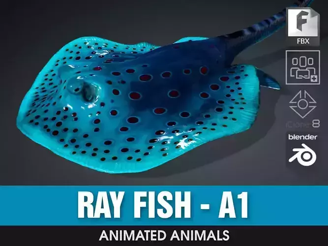 Ray Fish-A1 3D model
