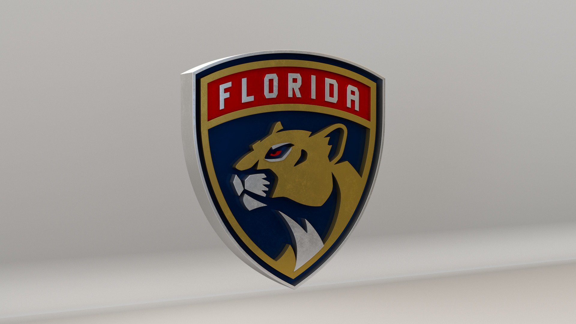 NHL Florida Panthers Team Logo 3D model_3