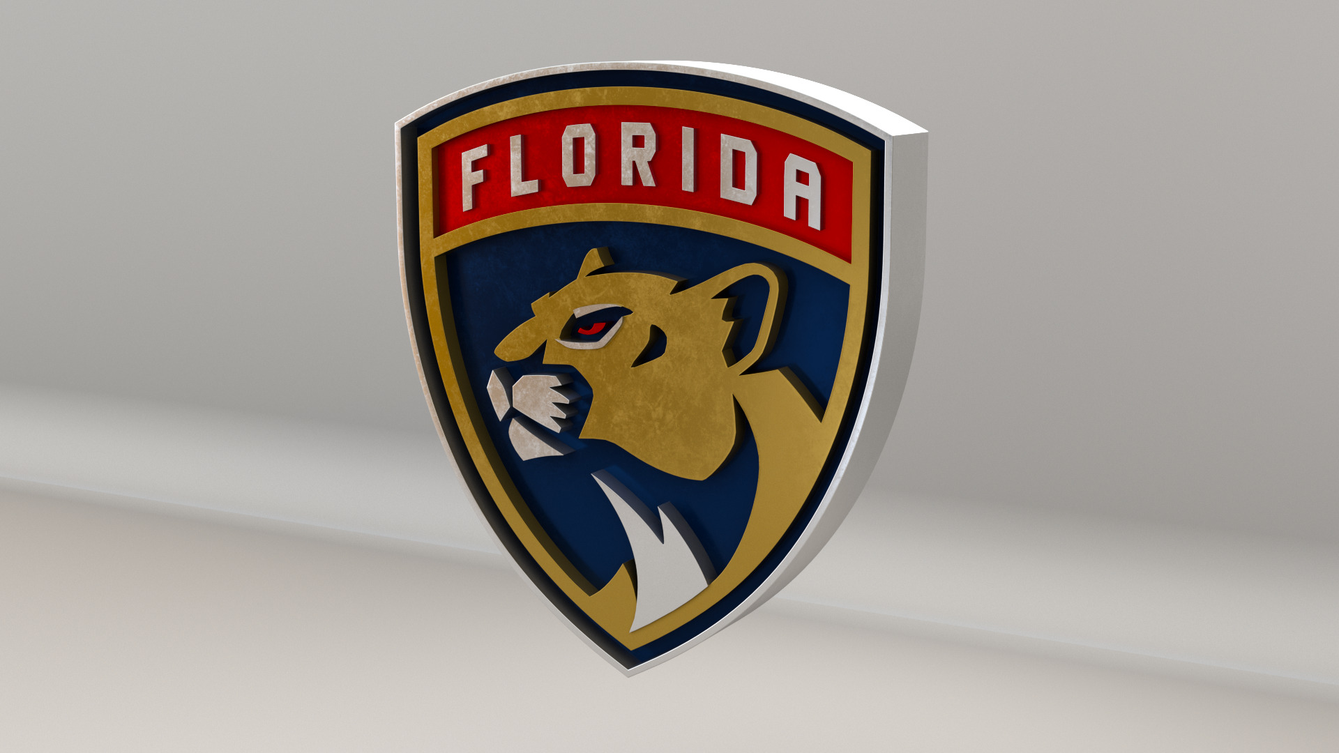 NHL Florida Panthers Team Logo 3D model_2