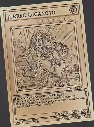 Jurrac Giganoto - yu-gi-oh