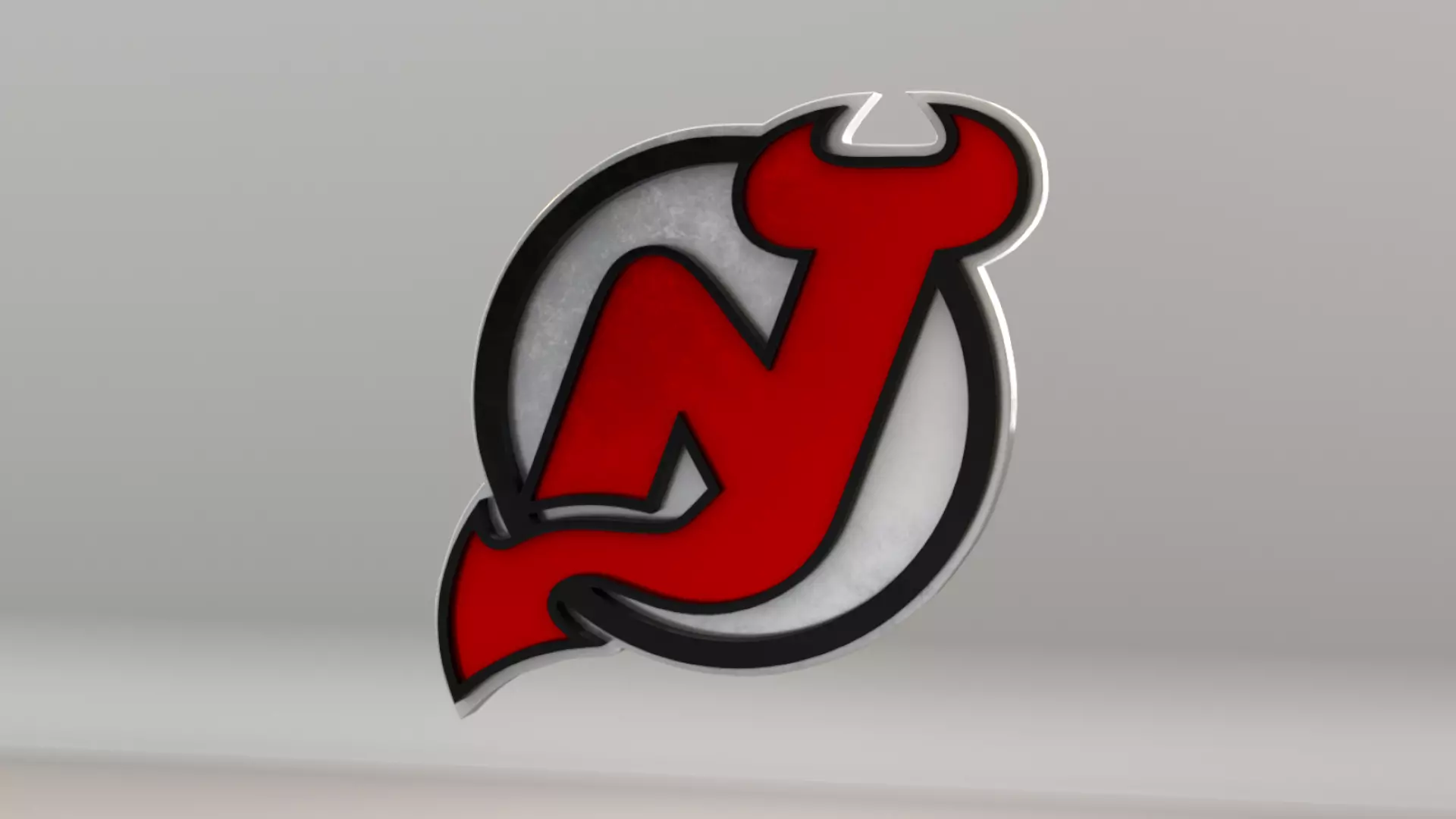 NHL New Jersey Devils Team Logo 3D model_0