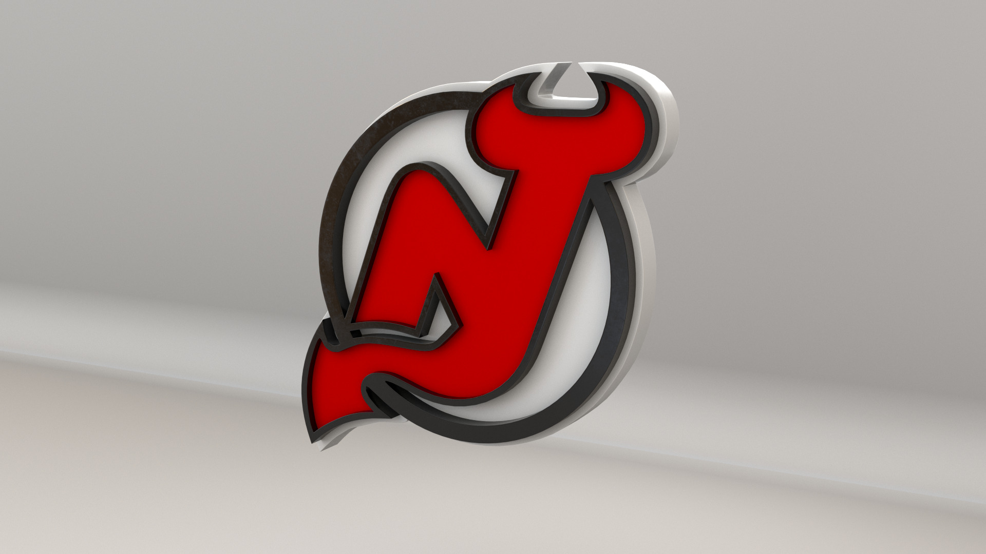 NHL New Jersey Devils Team Logo 3D model_6