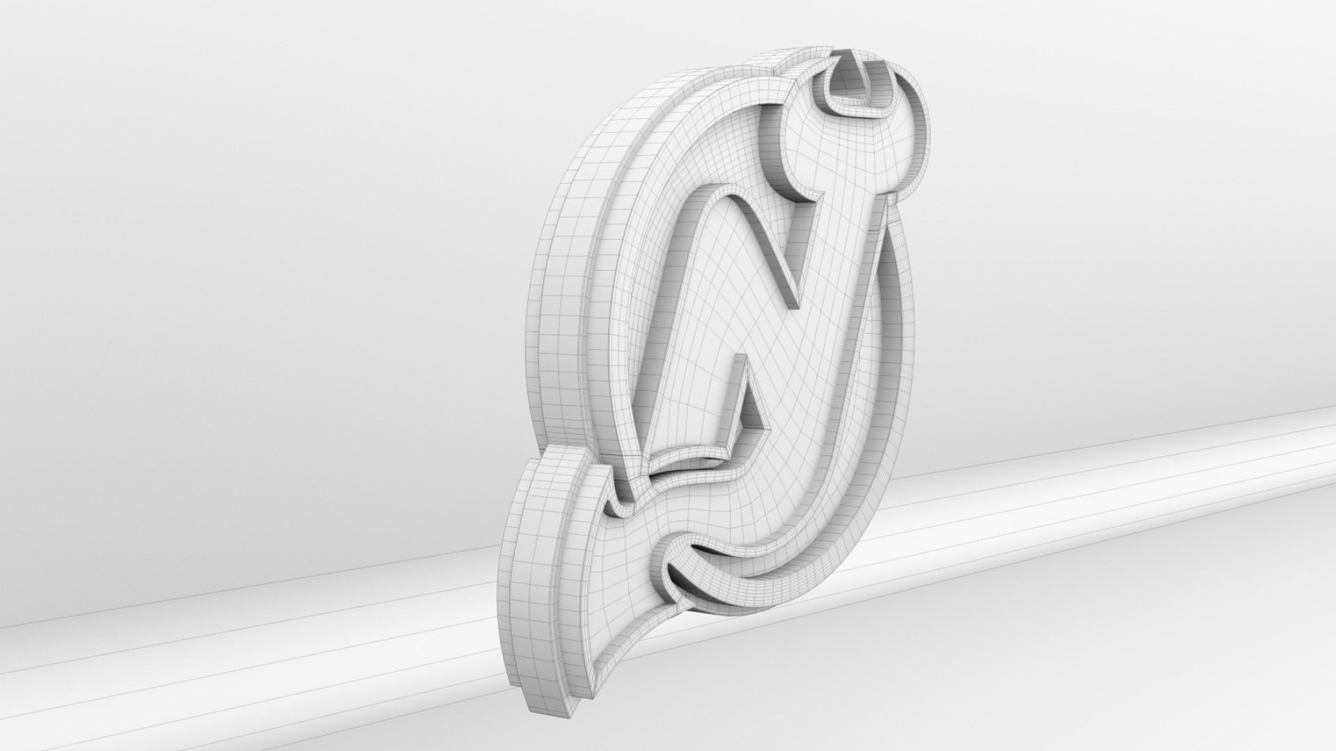 NHL New Jersey Devils Team Logo 3D model_10