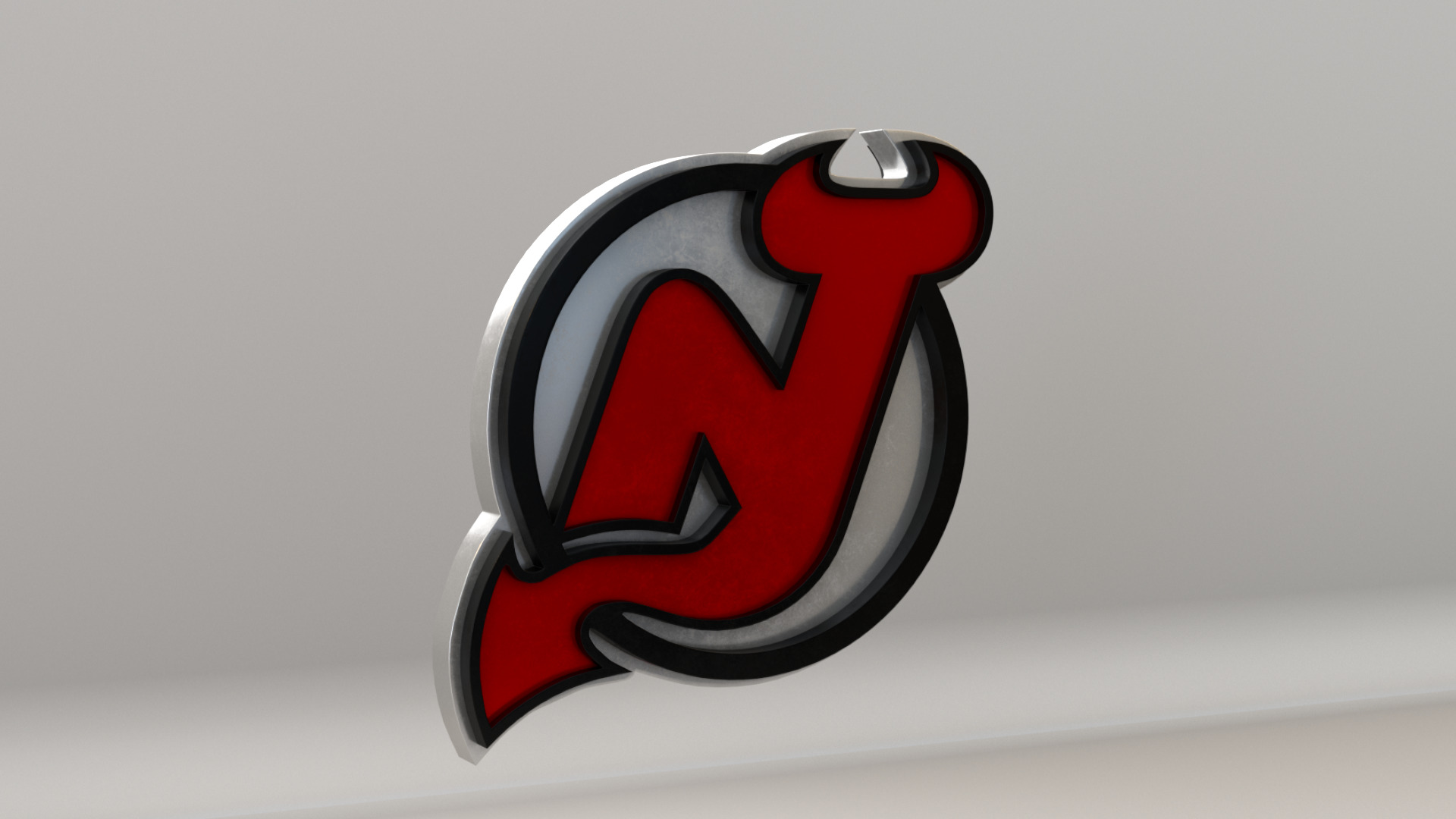 NHL New Jersey Devils Team Logo 3D model_3