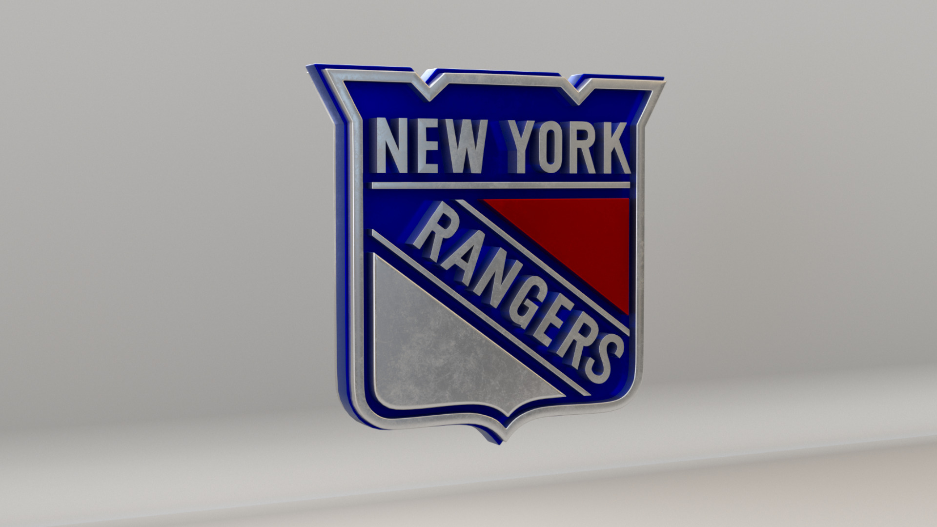 NHL New York Rangers Team Logo 3D model_3