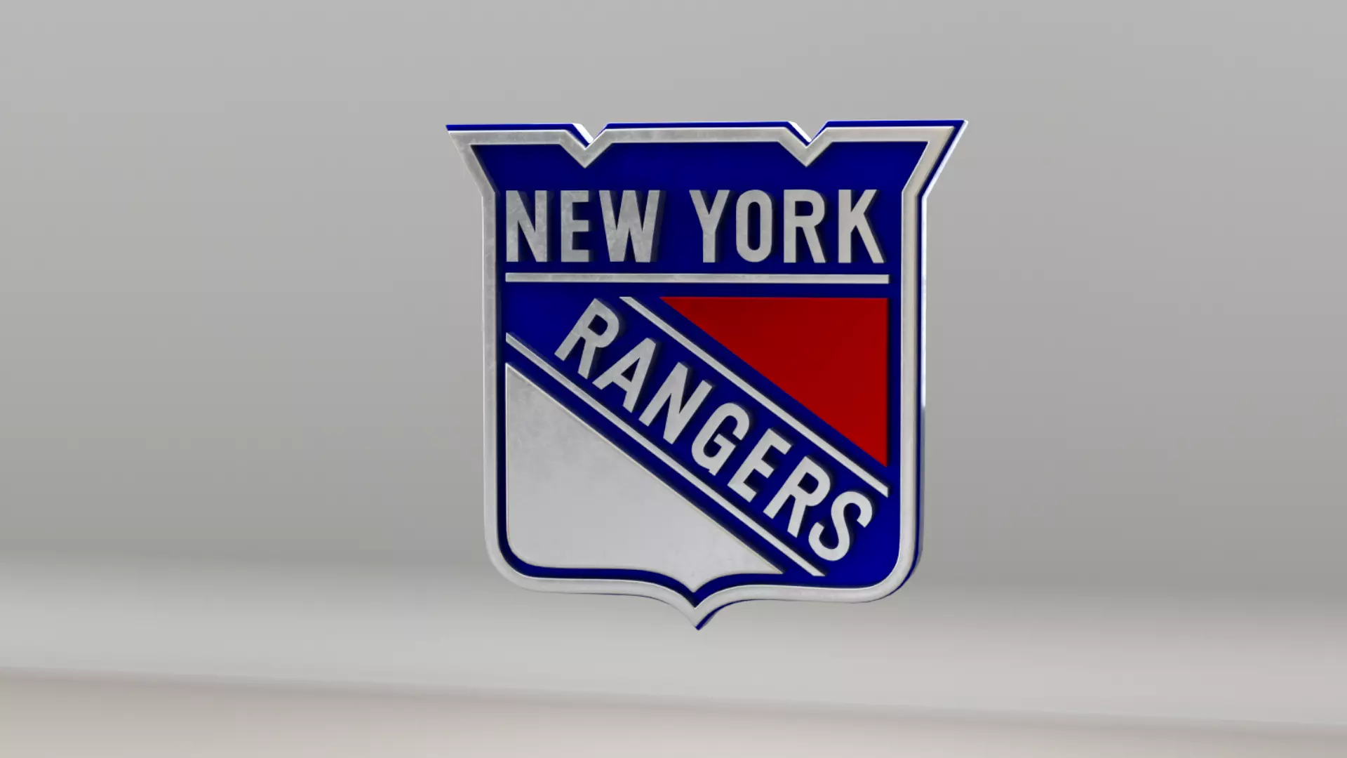 NHL New York Rangers Team Logo 3D model_0