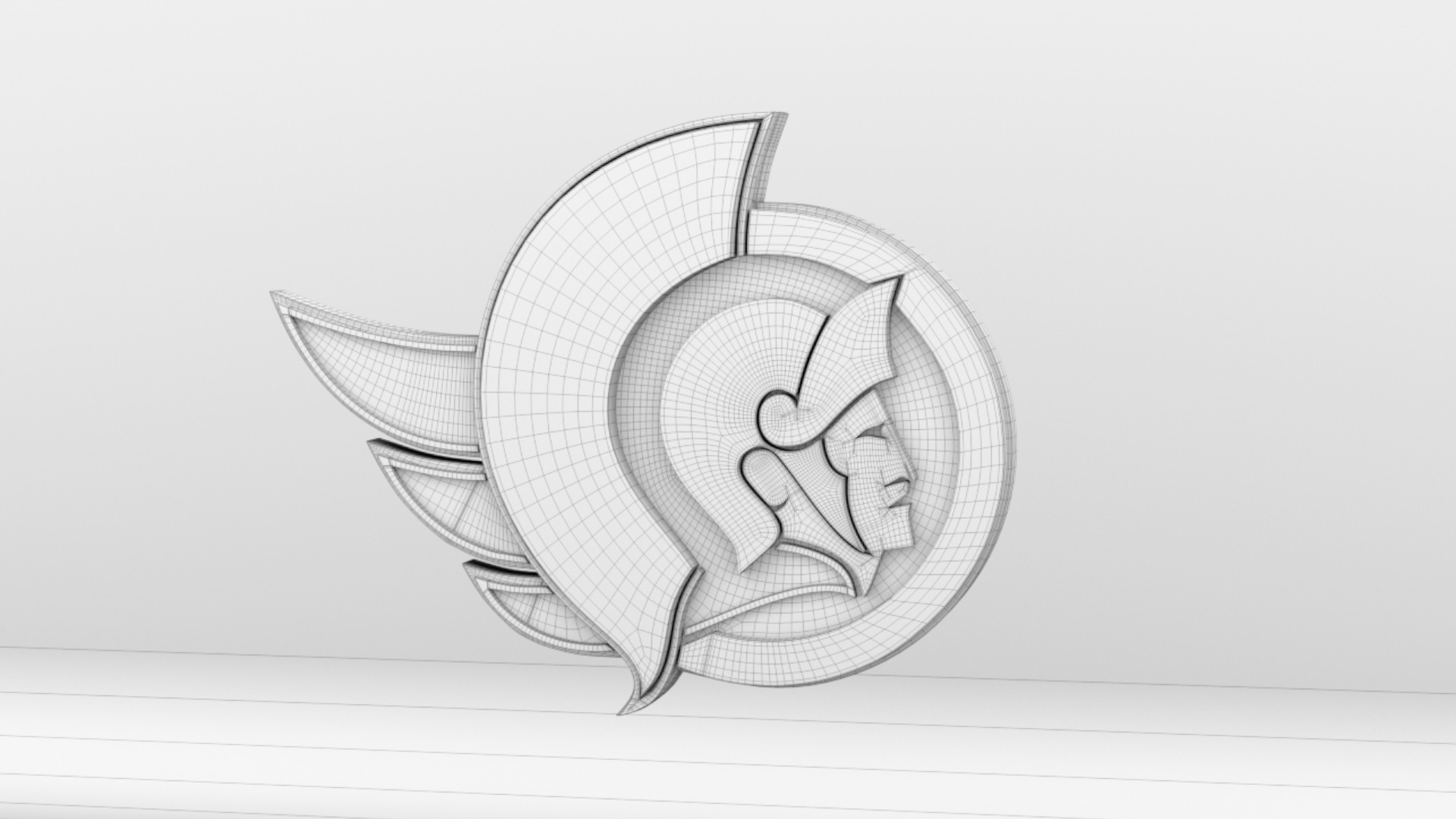 NHL Ottawa Senators Team Logo 3D model_7