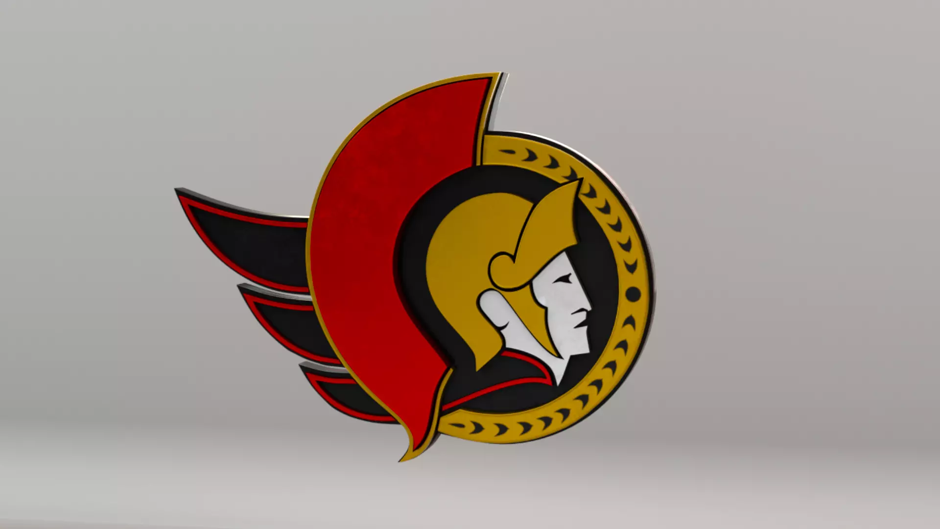 NHL Ottawa Senators Team Logo 3D model_0