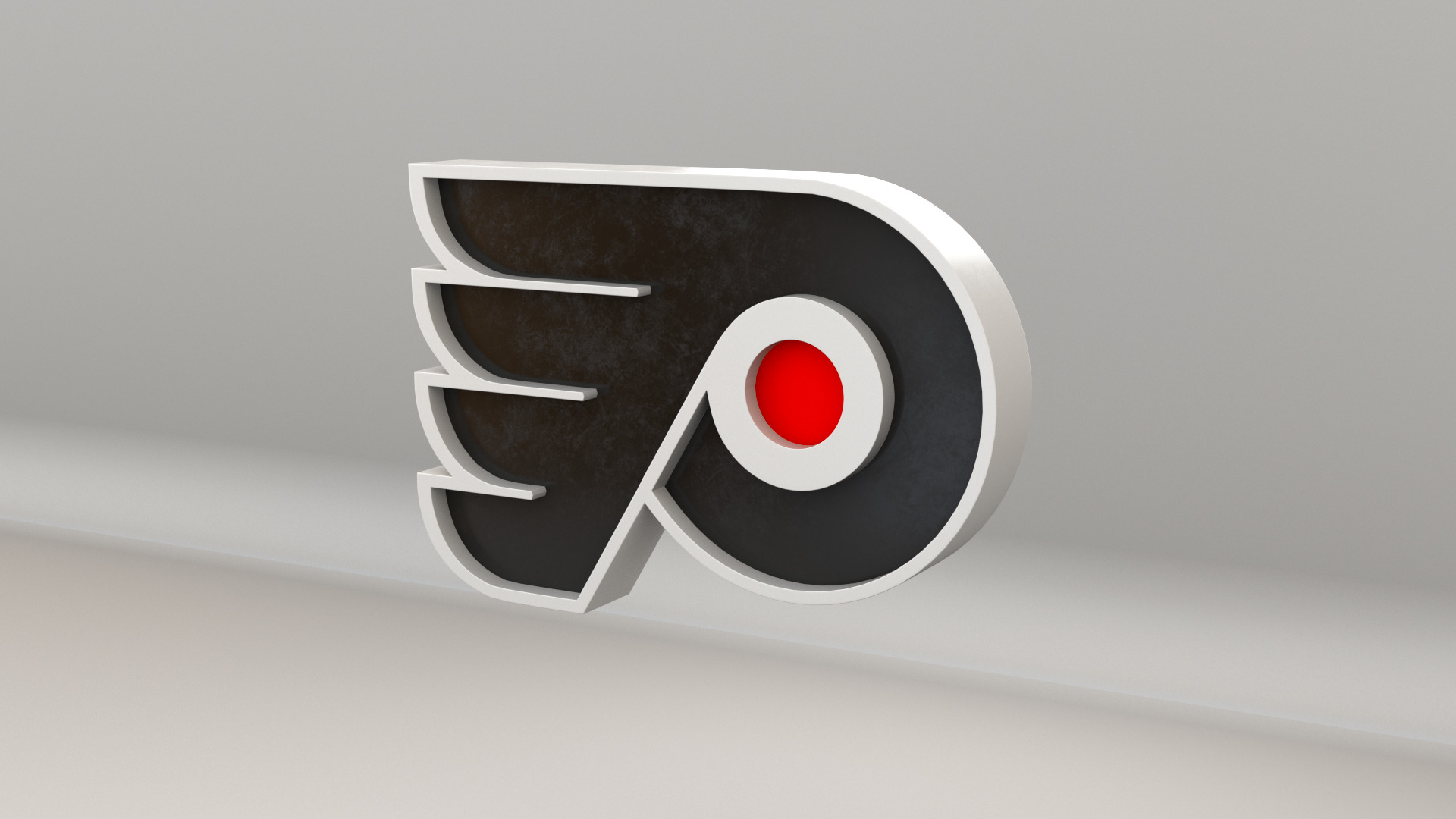 NHL Philadelphia Flyers Team Logo 3D model_6