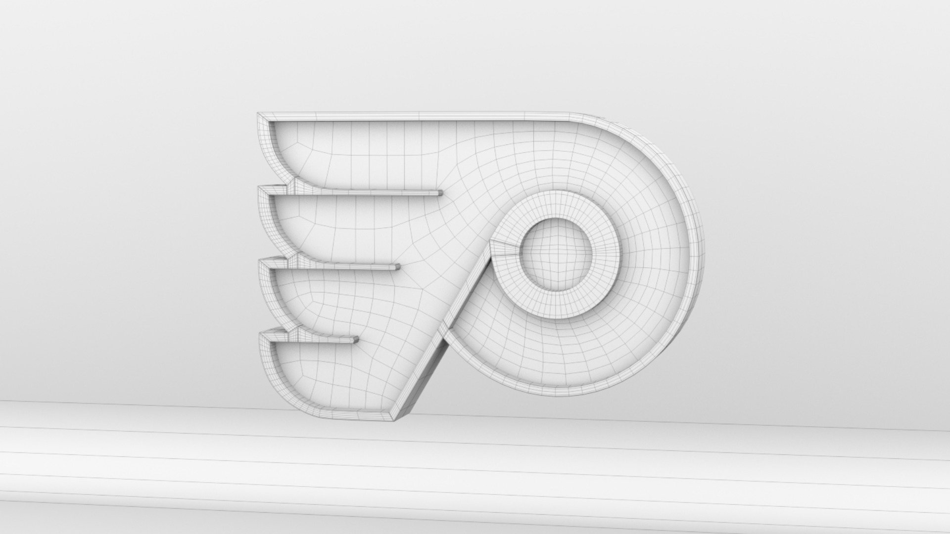 NHL Philadelphia Flyers Team Logo 3D model_7