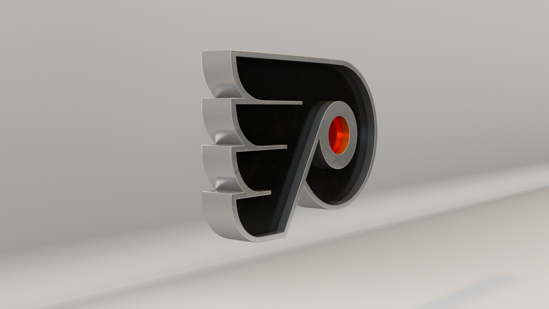 NHL Philadelphia Flyers Team Logo 3D model_4