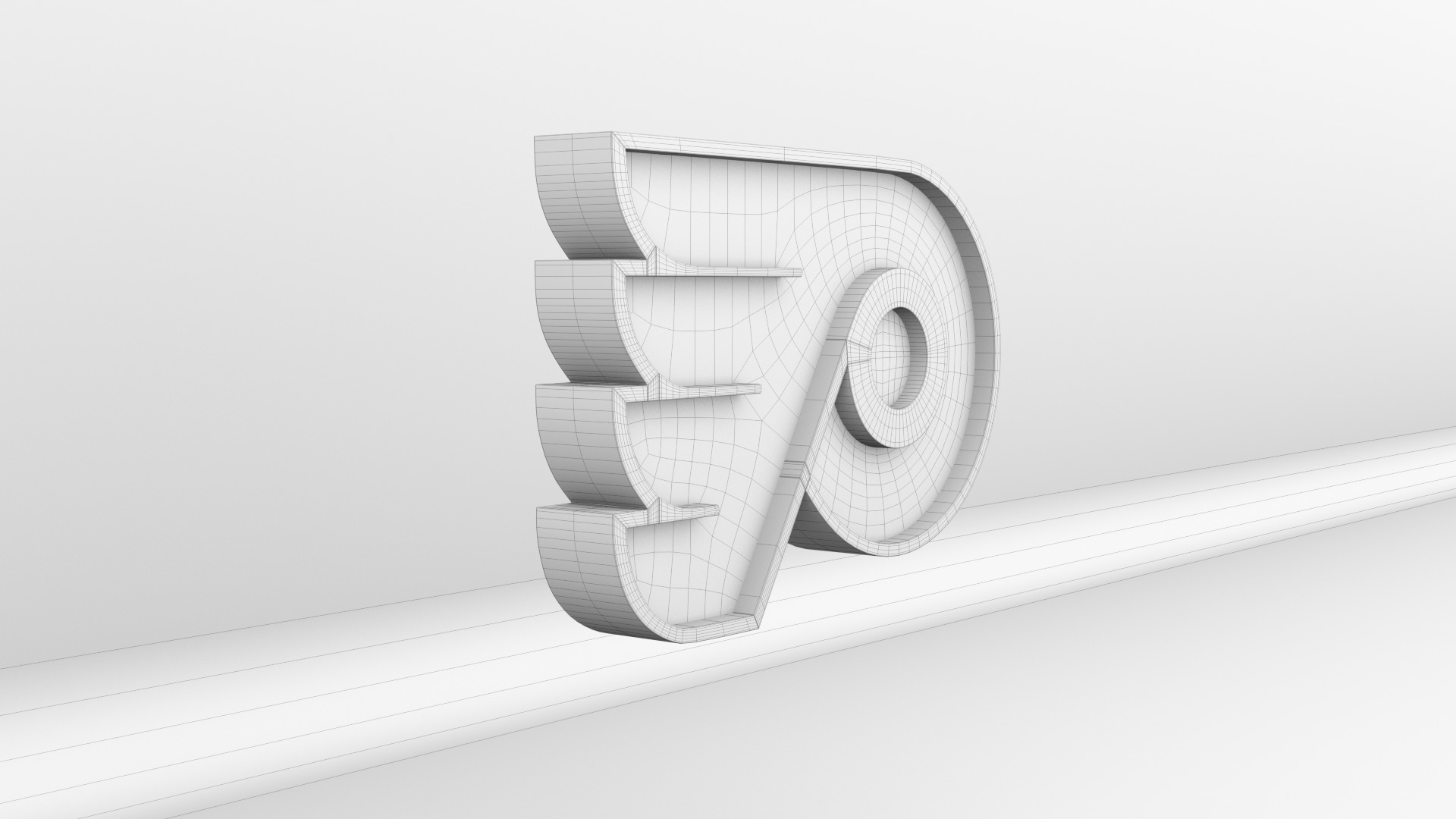 NHL Philadelphia Flyers Team Logo 3D model_10