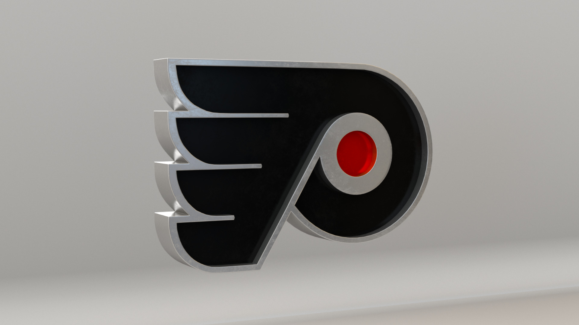 NHL Philadelphia Flyers Team Logo 3D model_3