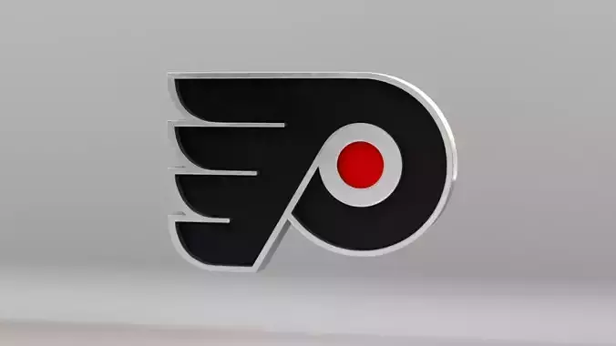 NHL Philadelphia Flyers Team Logo 3D model