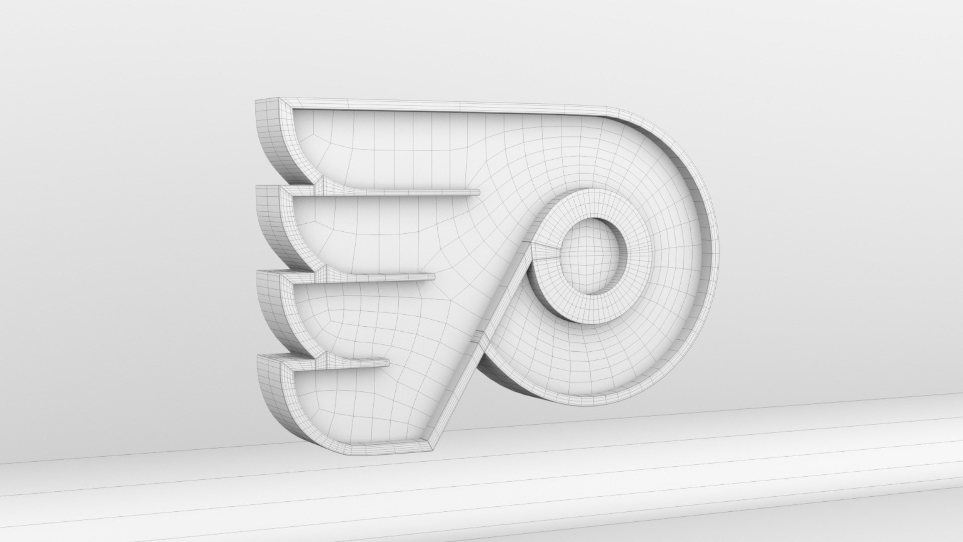 NHL Philadelphia Flyers Team Logo 3D model_9