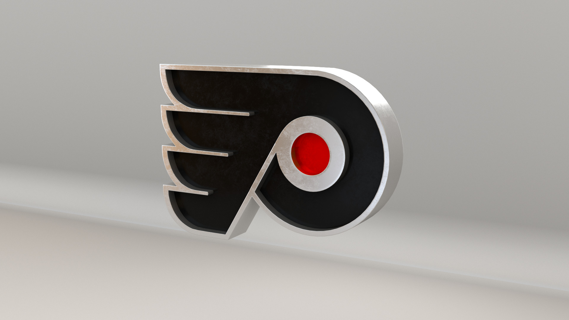 NHL Philadelphia Flyers Team Logo 3D model_2