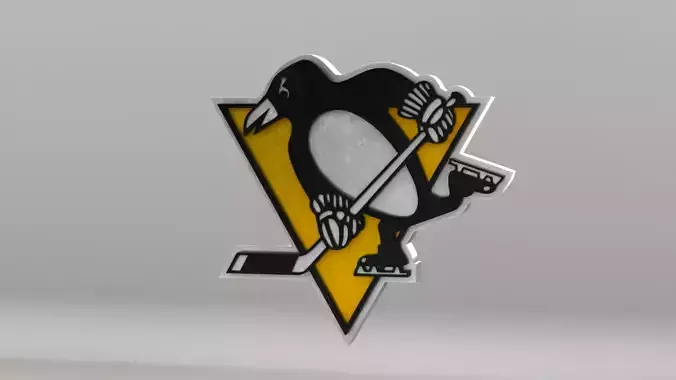 NHL Pittsburgh Penguins Team Logo 3D model