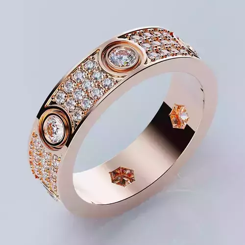 Wedding rings Love Collection All Sizes version 9