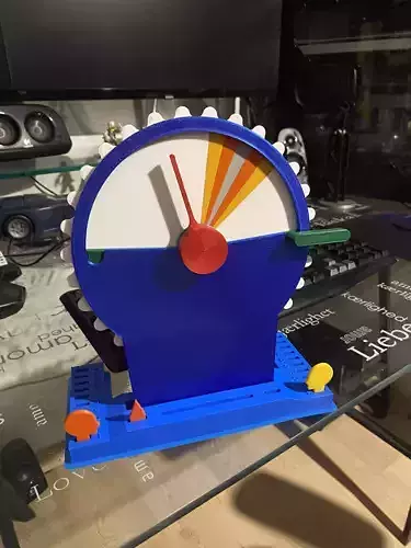 Wavelength Board Game Clock PNP Print and Play 3D print model