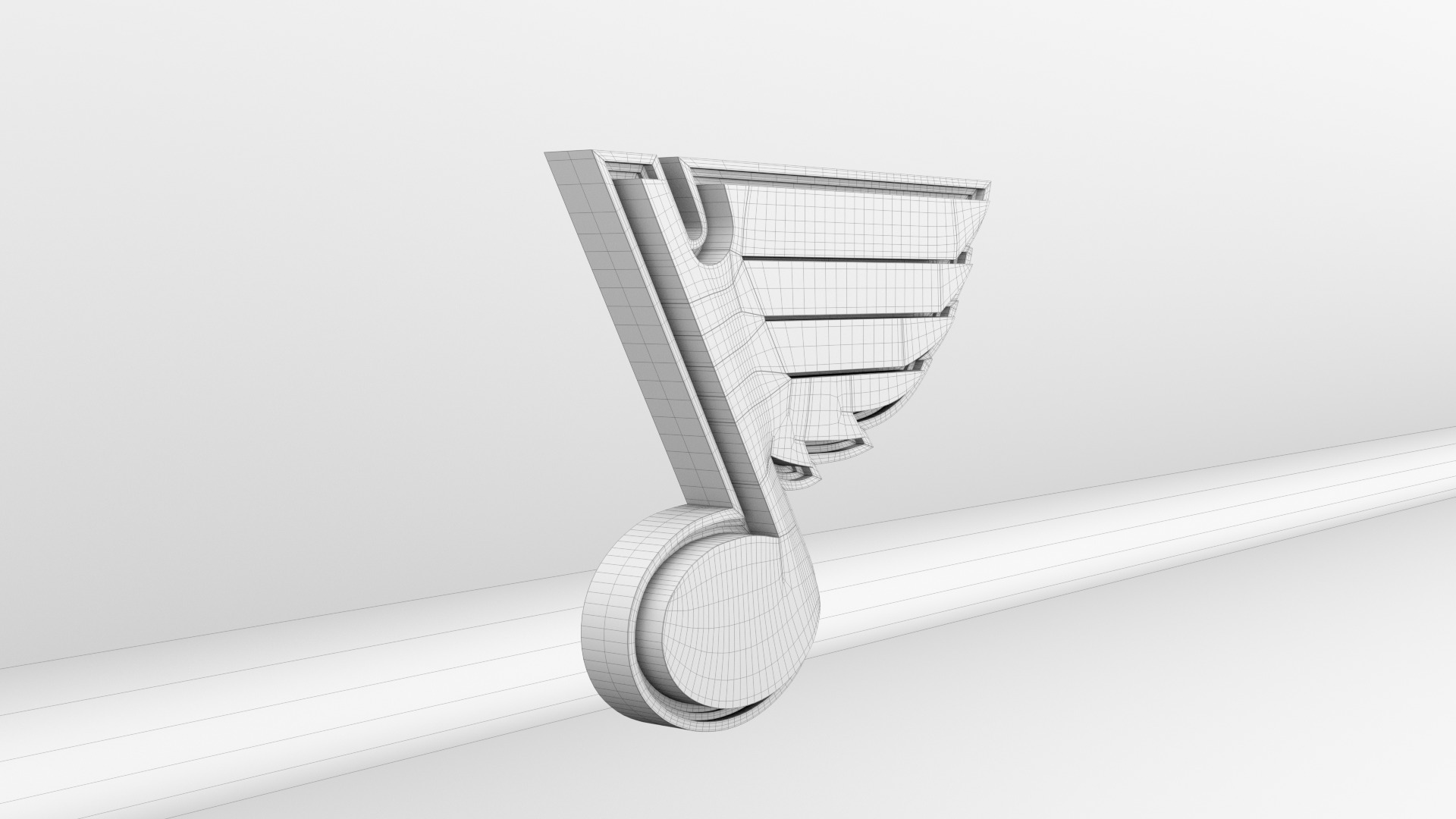 NHL St Louis Blues Team Logo 3D model_10