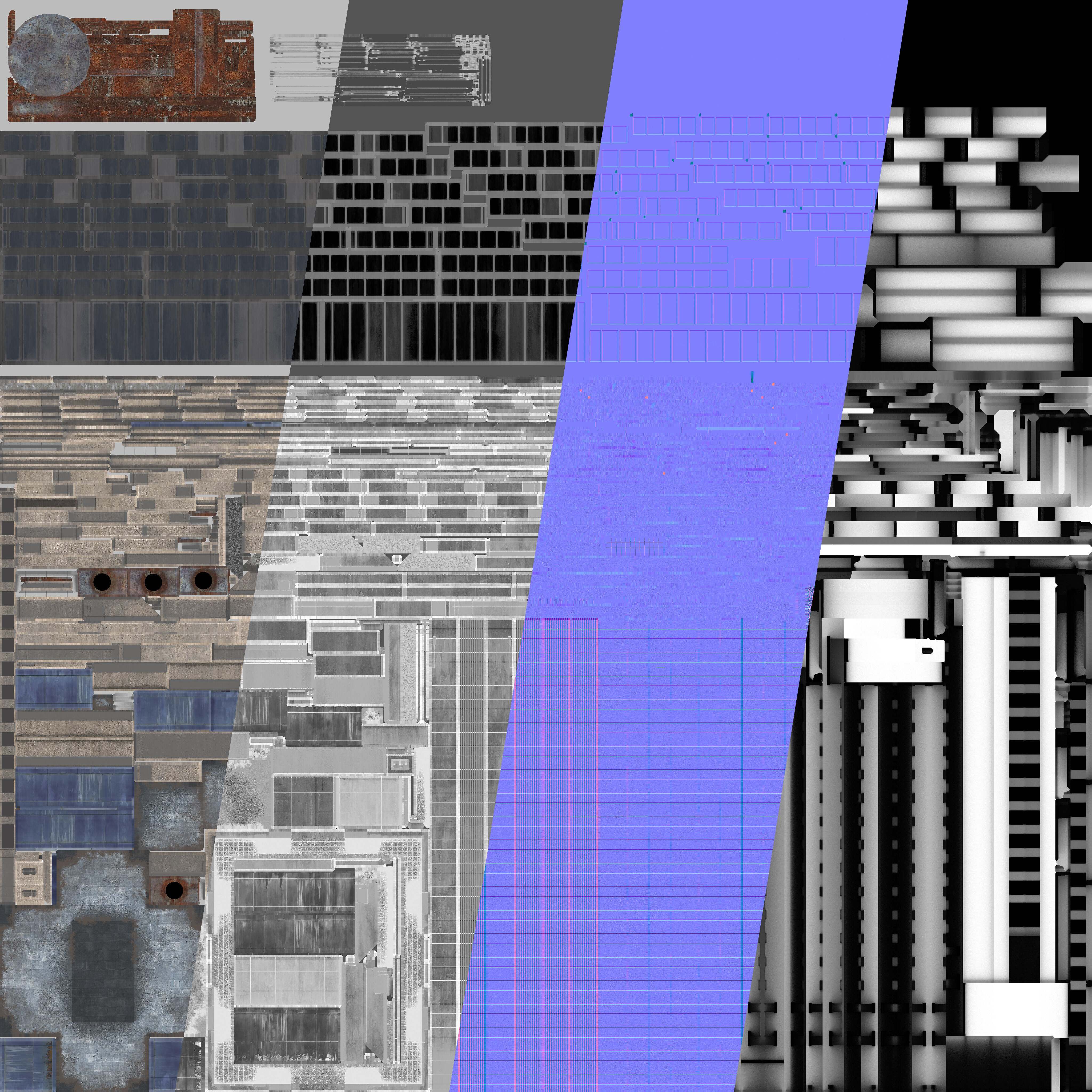 Modern Business Center Low-poly 3D model_16