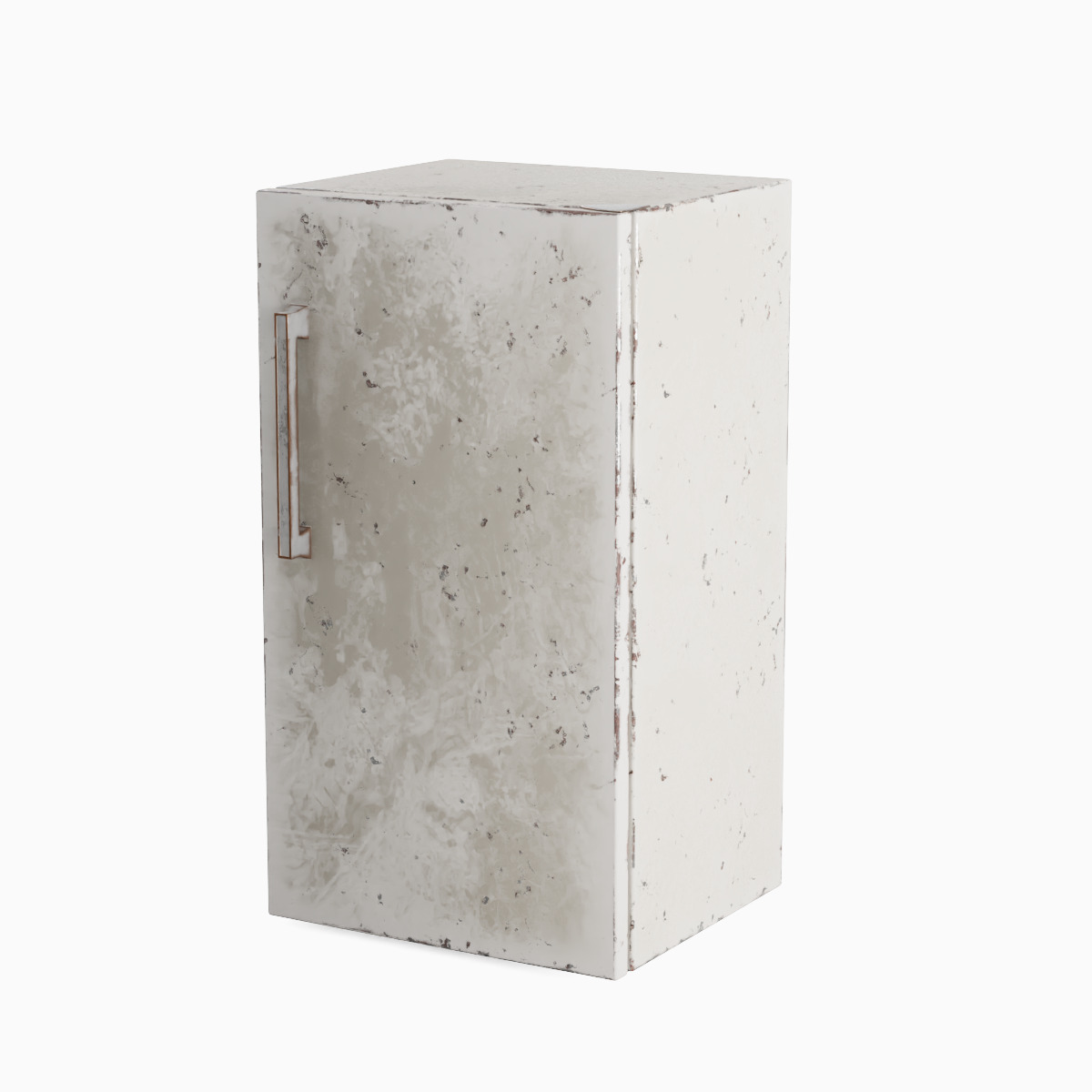 Old Refrigerator 01  Low-poly 3D model_5