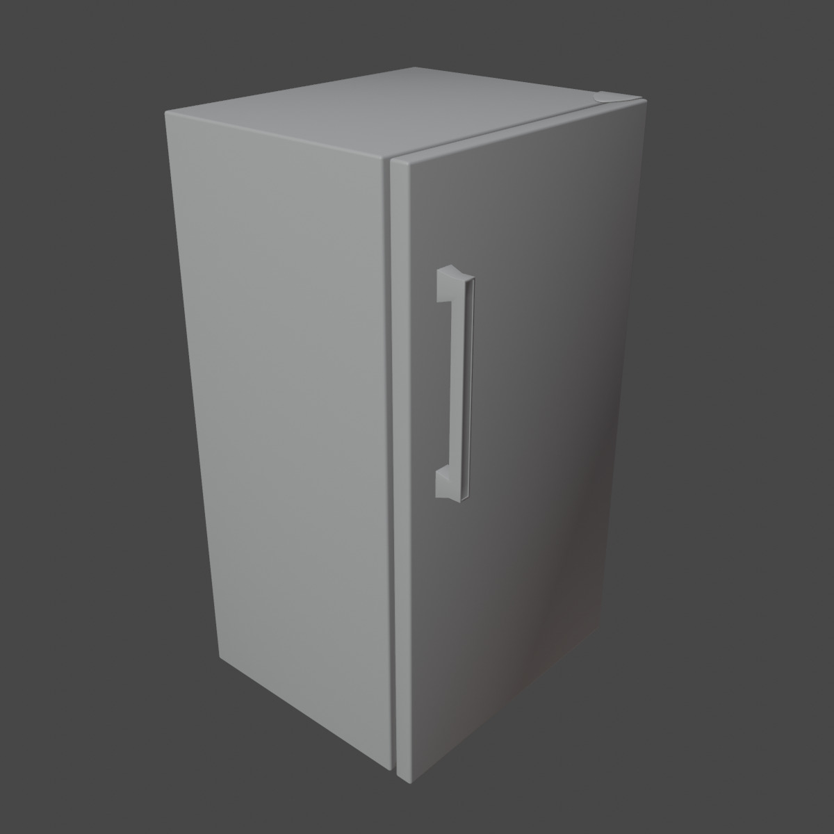 Old Refrigerator 01  Low-poly 3D model_8