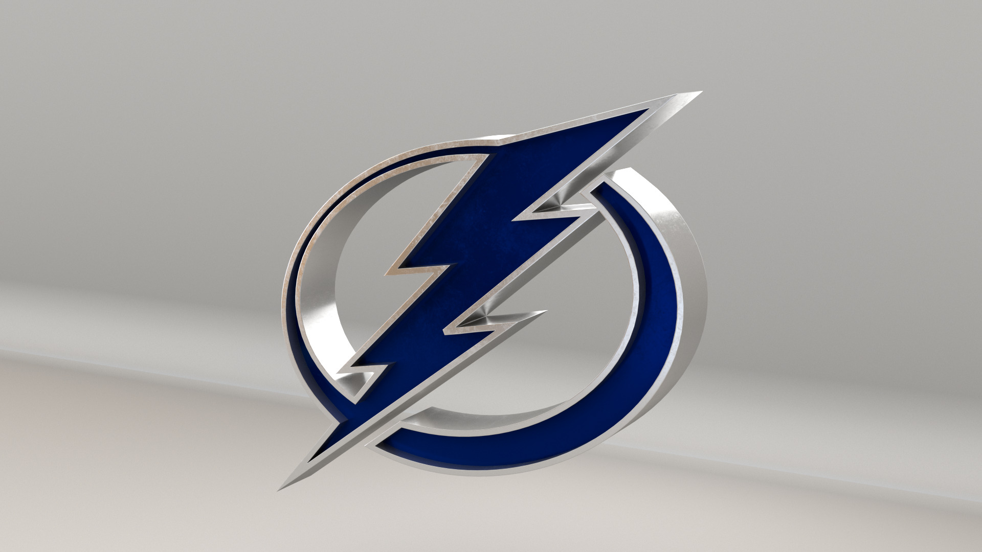 NHL Tampa Bay Lightning Team Logo 3D model_2