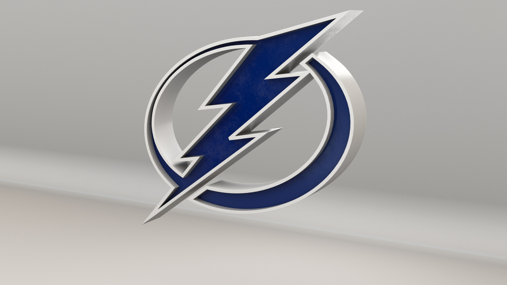 NHL Tampa Bay Lightning Team Logo 3D model_6