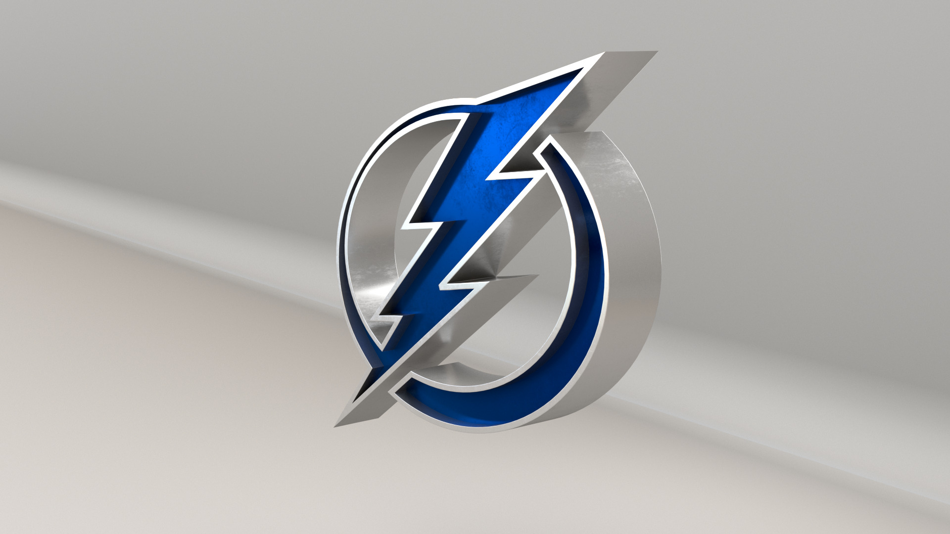 NHL Tampa Bay Lightning Team Logo 3D model_5