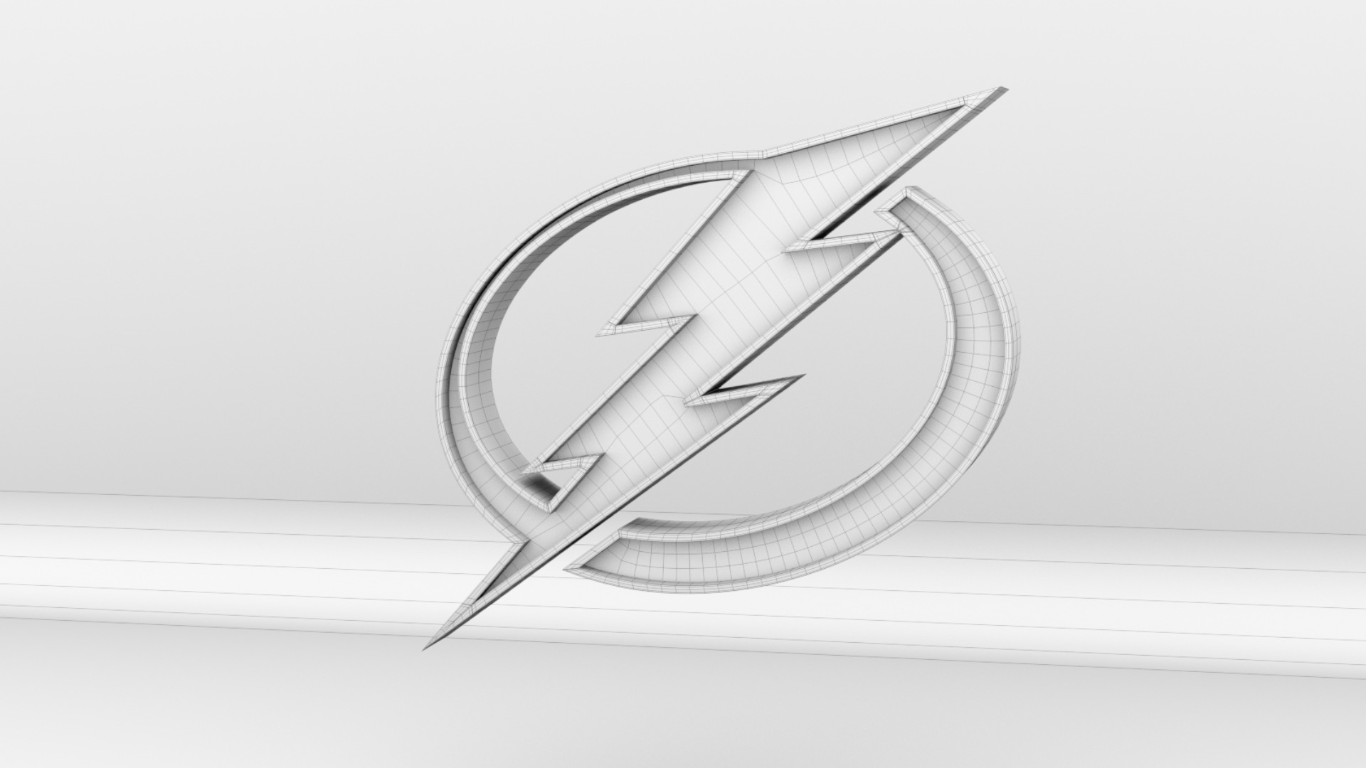 NHL Tampa Bay Lightning Team Logo 3D model_7