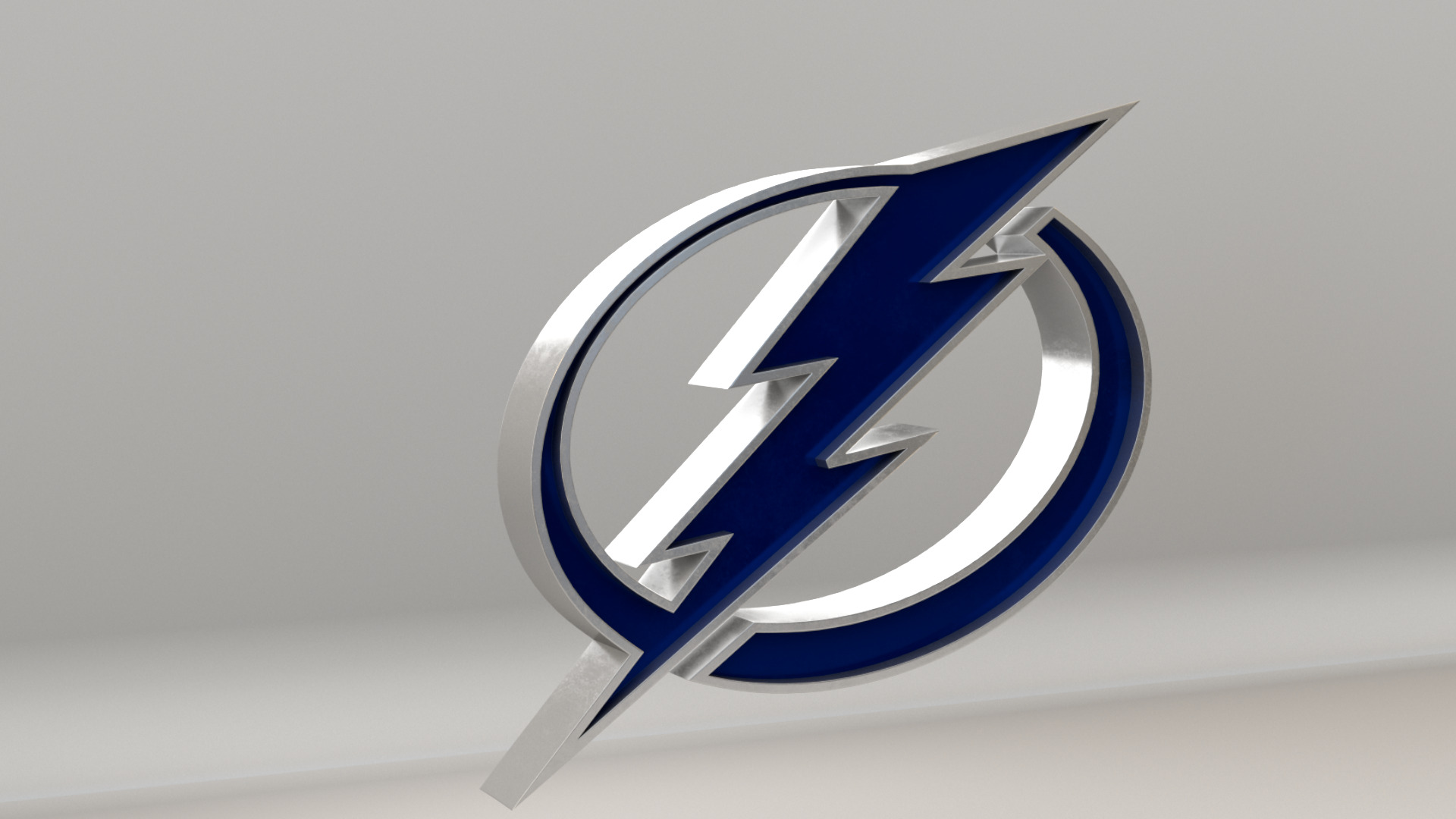 NHL Tampa Bay Lightning Team Logo 3D model_3