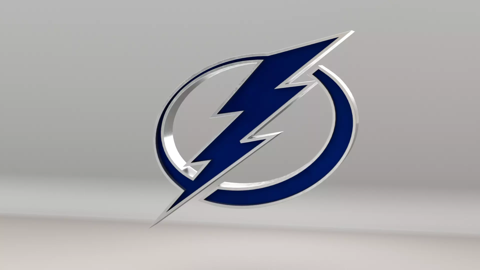 NHL Tampa Bay Lightning Team Logo 3D model_0