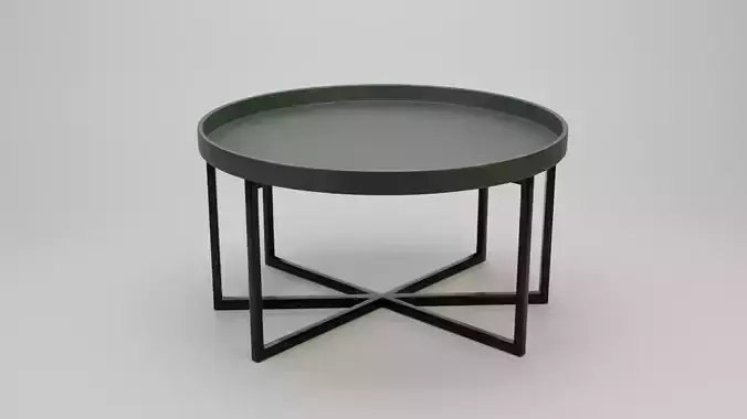 3D model Stylish Glass Table 3D Model VR VR / AR / low-poly | CGTrader