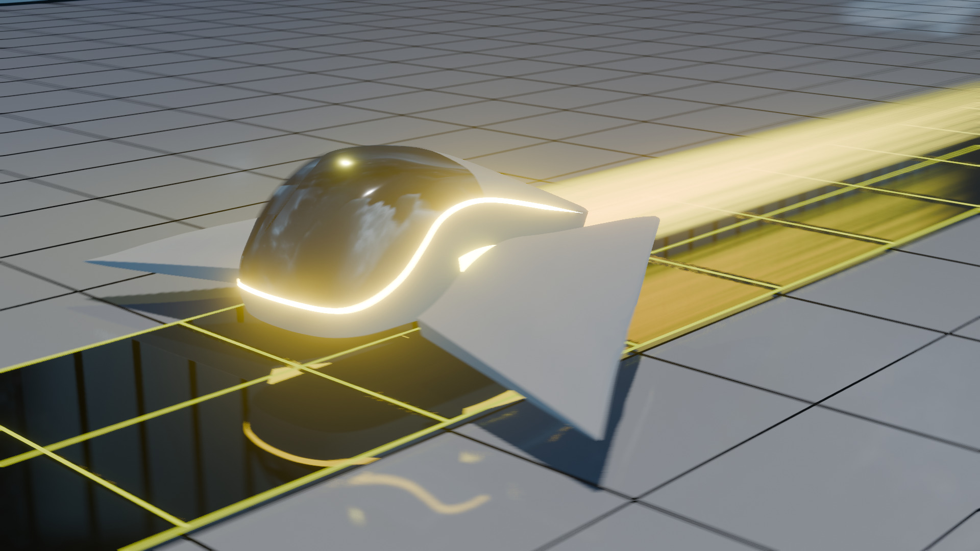 mouse jet 3D model_1