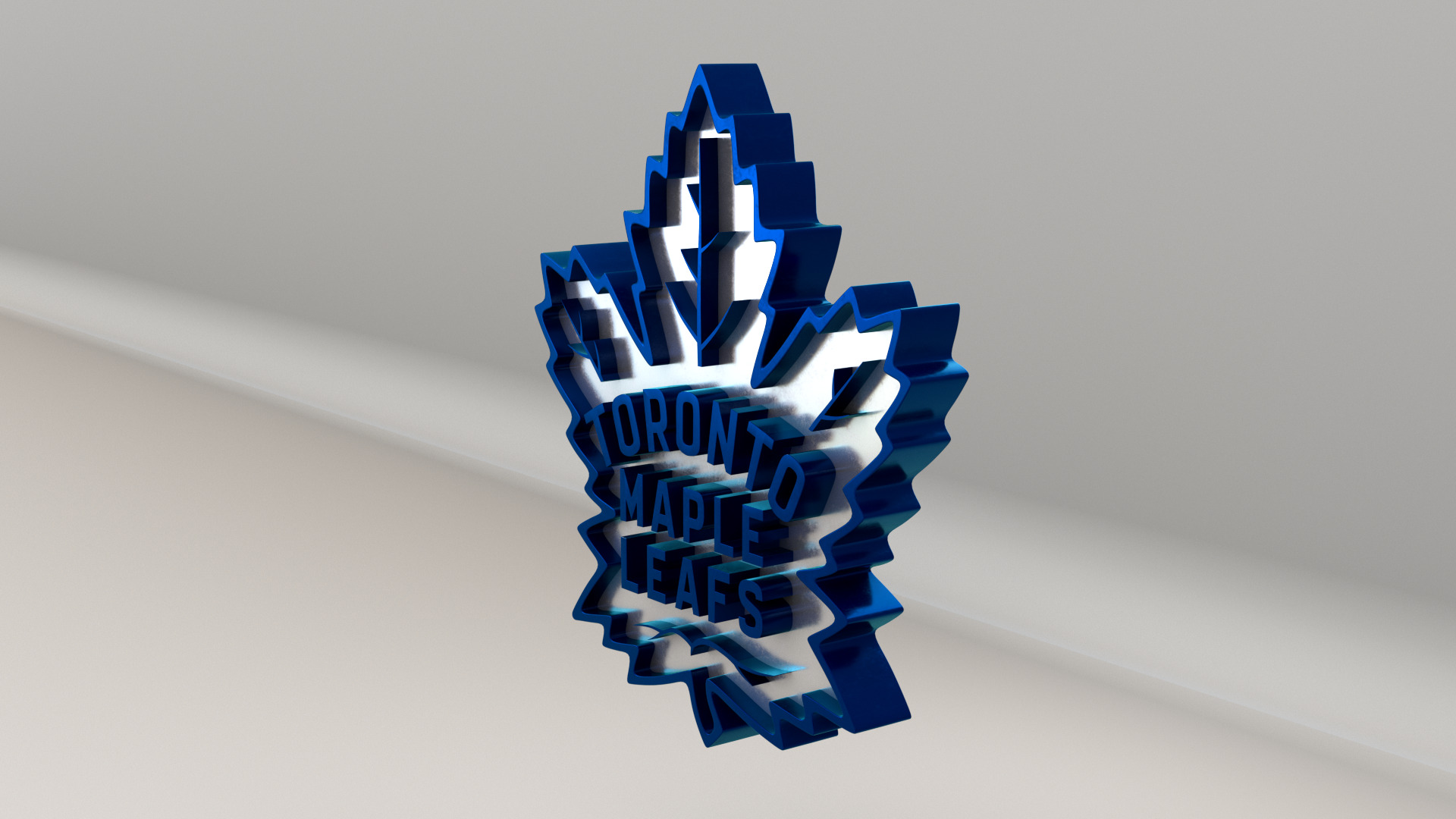 NHL Toronto Maple Leafs Team Logo 3D model_5