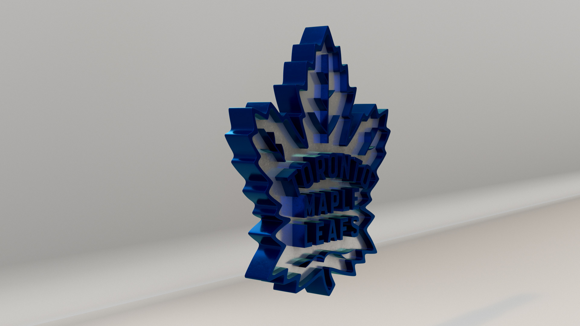 NHL Toronto Maple Leafs Team Logo 3D model_4