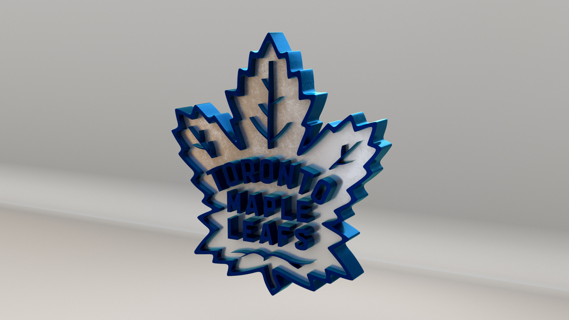NHL Toronto Maple Leafs Team Logo 3D model_2