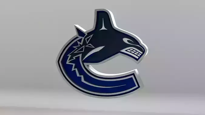 NHL Vancouver Canucks Team Logo 3D model