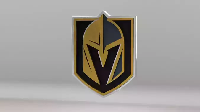 NHL Vegas Golden Knights Team Logo 3D model