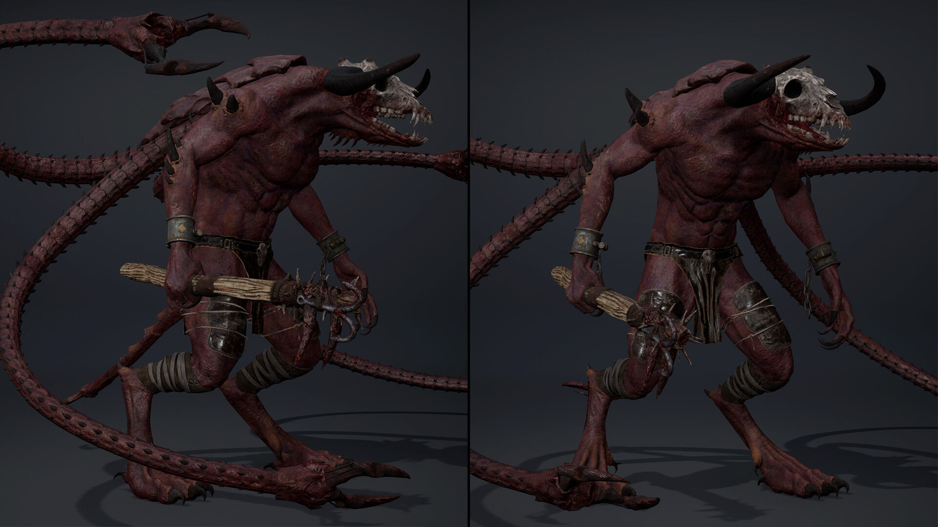 Bloodclaw Spicky Brutal Low-poly 3D model_6