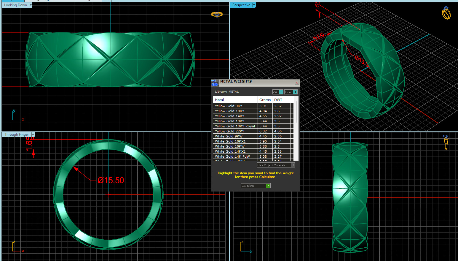 Coco Crush Style Rings Collection All Sizes Width 6mm 3D print model_11