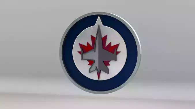 NHL Winnipeg Jets Team Logo 3D model