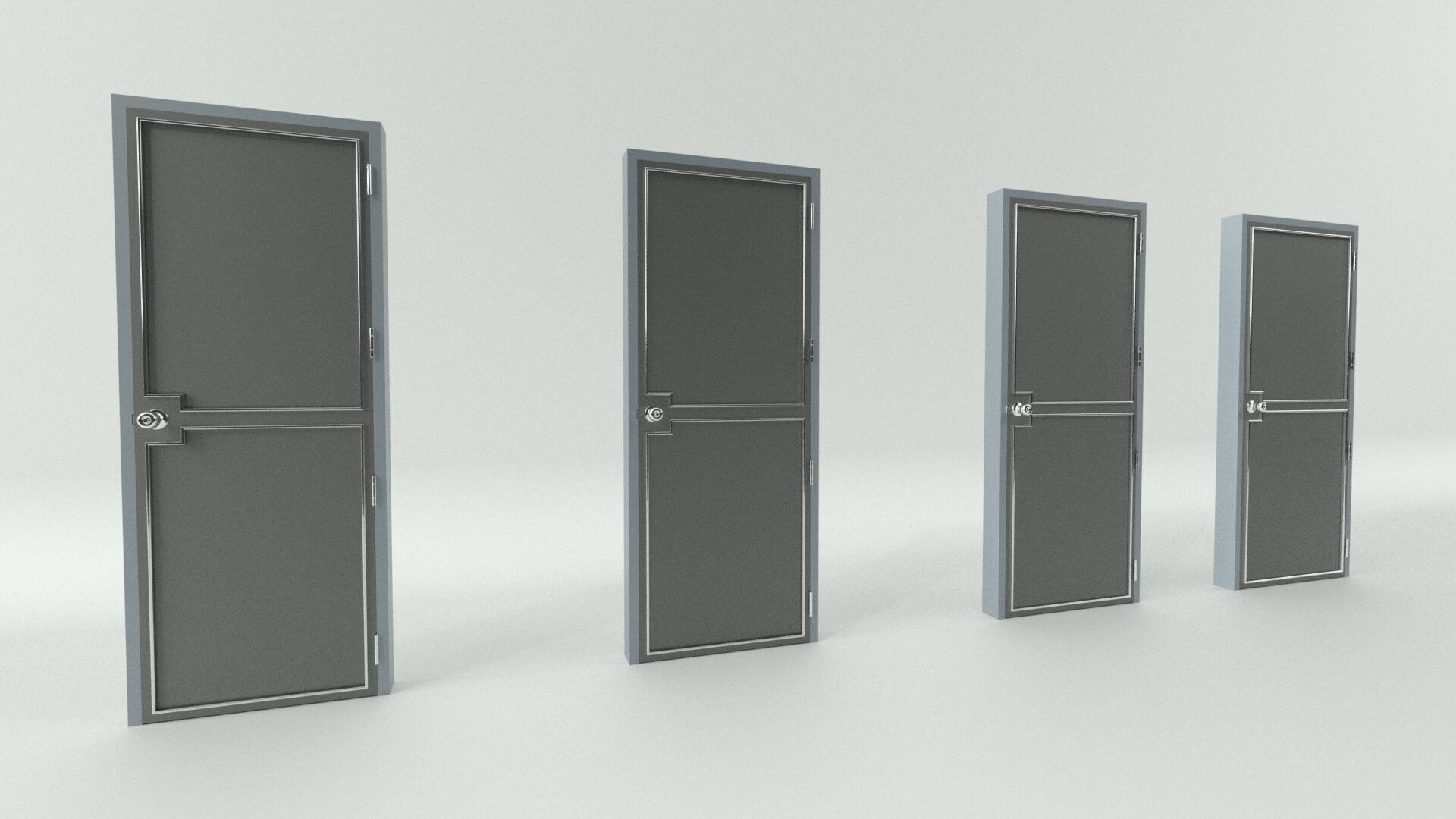 Door sets 1 3D model_6